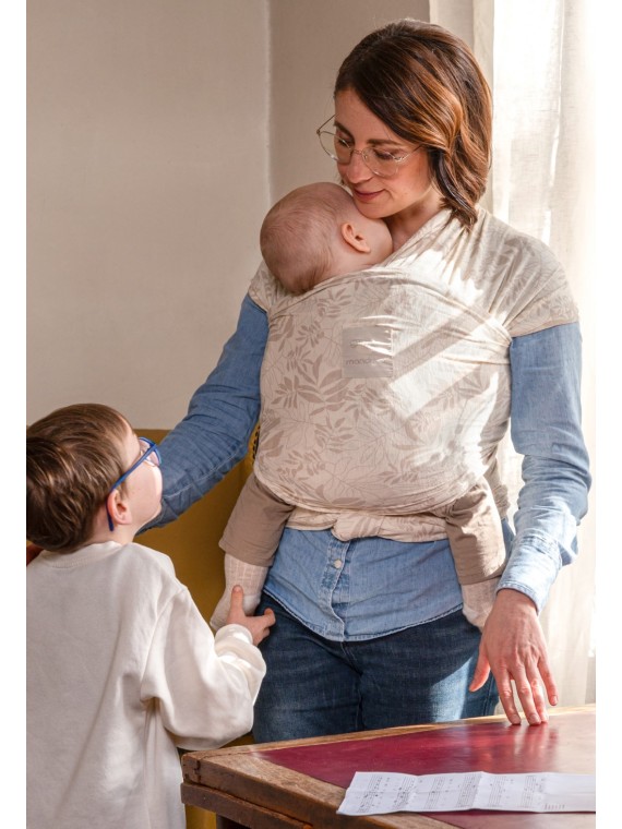 Manduca Sling vaikjuostė – minkšta, organiška ir patogi nuo gimimo