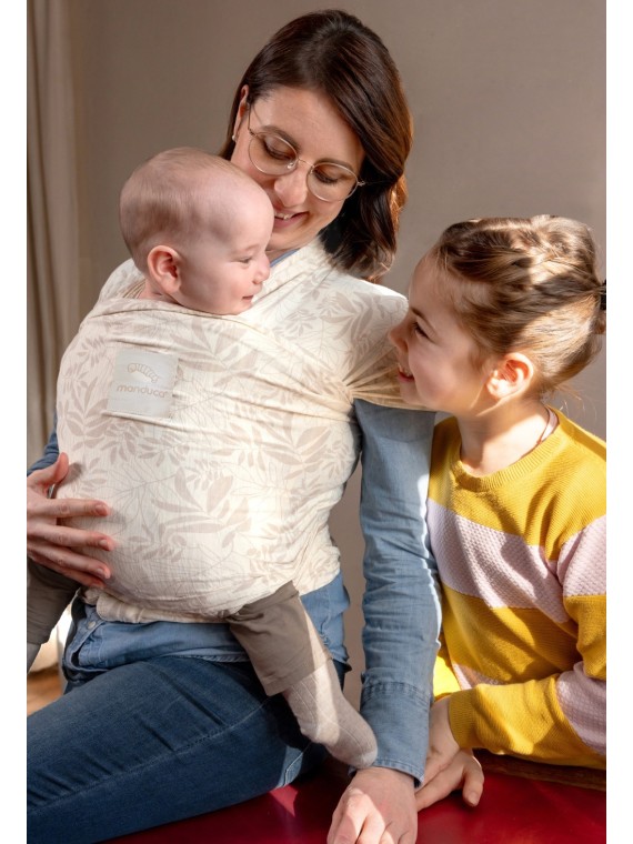 Manduca Sling vaikjuostė – minkšta, organiška ir patogi nuo gimimo