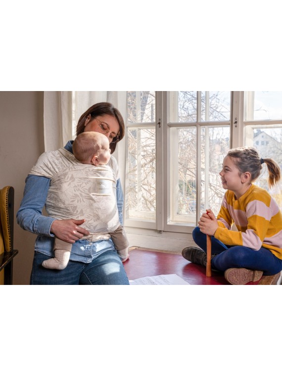 Manduca Sling vaikjuostė – minkšta, organiška ir patogi nuo gimimo