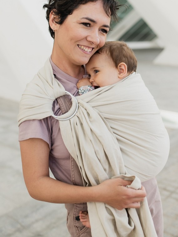 Boba Ring Sling – žiedinis slingas nuo gimimo