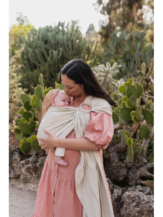 Boba Ring Sling – žiedinis slingas nuo gimimo