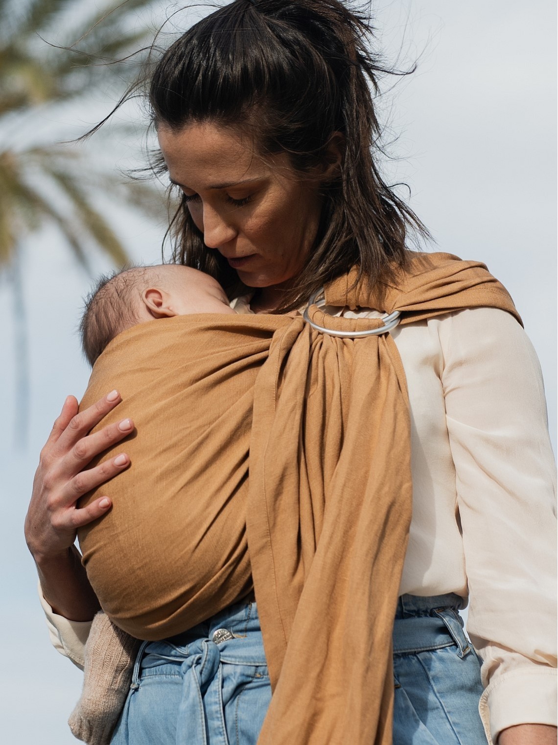 Boba Ring Sling – žiedinis slingas nuo gimimo