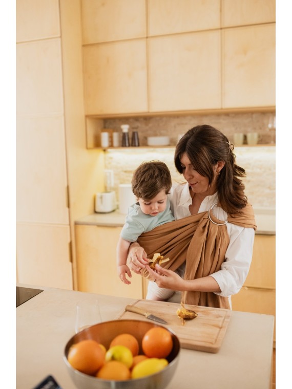 Boba Ring Sling – žiedinis slingas nuo gimimo