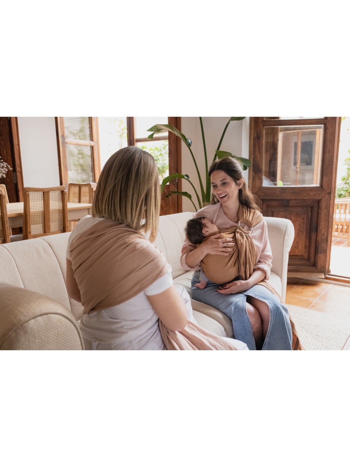 Boba Ring Sling – žiedinis slingas nuo gimimo