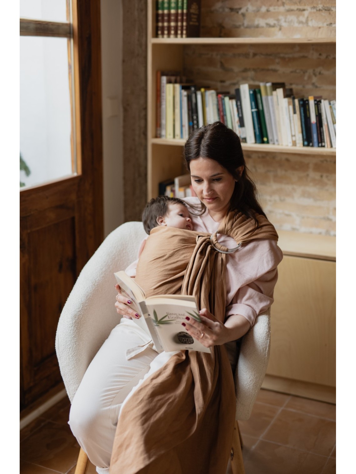 Boba Ring Sling – žiedinis slingas nuo gimimo