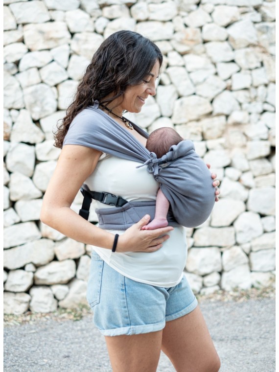 Neko Tiny – nešioklė mažyliams nuo 2,5 kg, su tampriu audiniu ir plačiais diržais