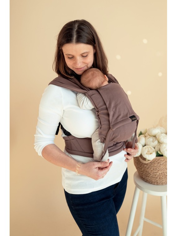 Neko Tiny – nešioklė mažyliams nuo 2,5 kg, su tampriu audiniu ir plačiais diržais