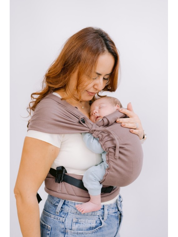 Neko Tiny – nešioklė mažyliams nuo 2,5 kg, su tampriu audiniu ir plačiais diržais