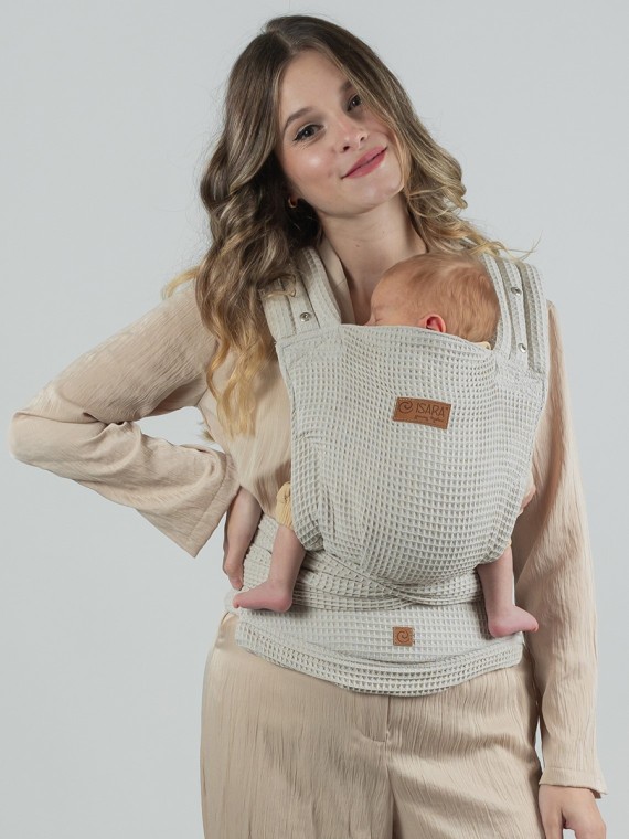 ISARA Quick Half Buckle – surišama ergonomiška nešioklė su sagtimi, patogi kasdienai