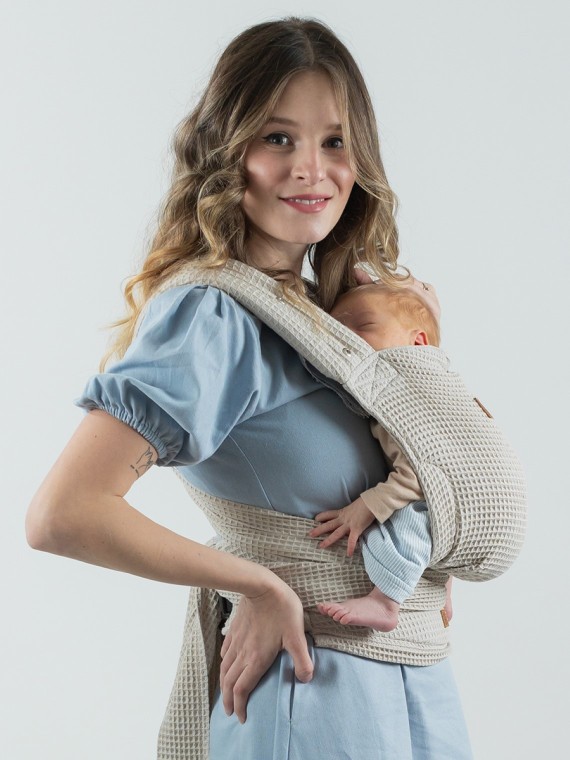 ISARA Quick Half Buckle – surišama ergonomiška nešioklė su sagtimi, patogi kasdienai