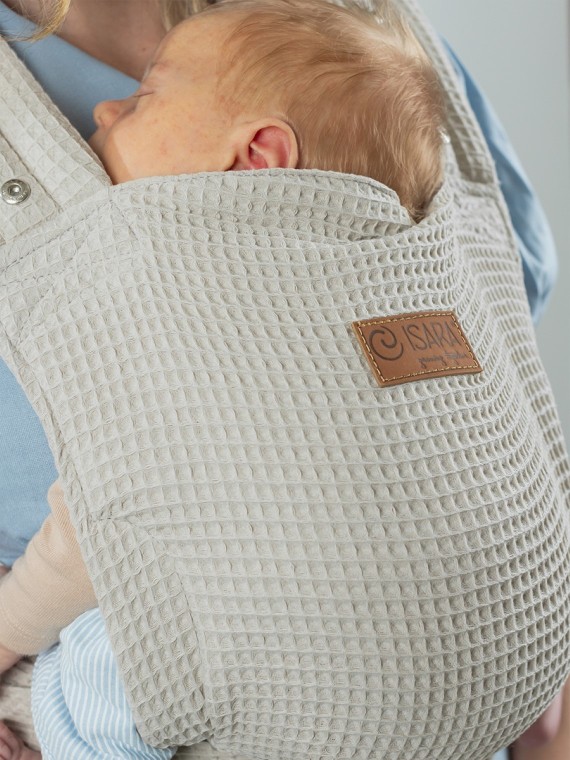 ISARA Quick Half Buckle – surišama ergonomiška nešioklė su sagtimi, patogi kasdienai