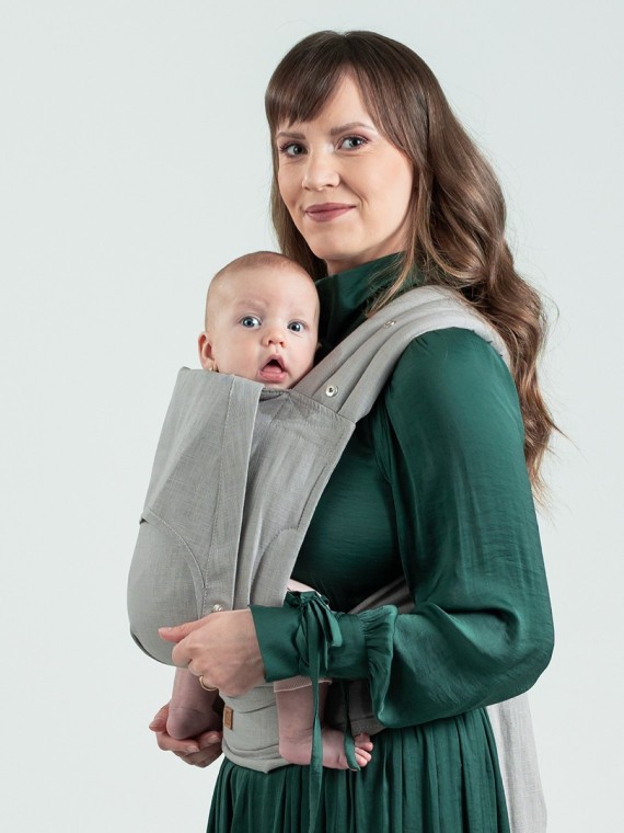 ISARA Quick Half Buckle – surišama ergonomiška nešioklė su sagtimi, patogi kasdienai