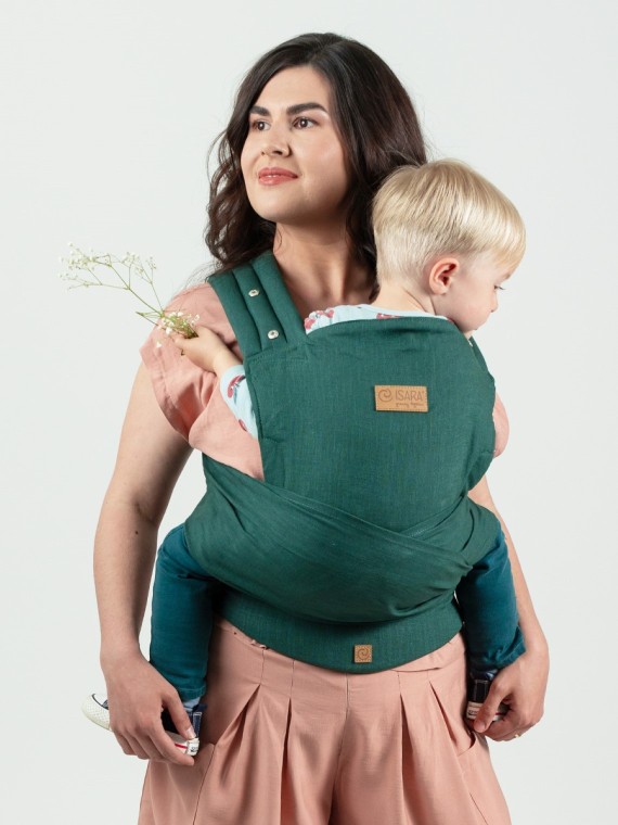 ISARA Quick Half Buckle – surišama ergonomiška nešioklė su sagtimi, patogi kasdienai