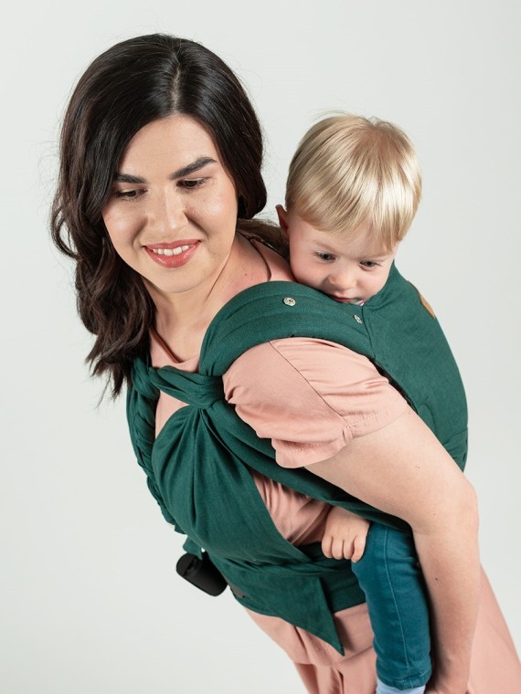 ISARA Quick Half Buckle – surišama ergonomiška nešioklė su sagtimi, patogi kasdienai