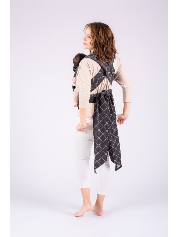 ISARA Quick Half Buckle – surišama ergonomiška nešioklė su sagtimi, patogi kasdienai