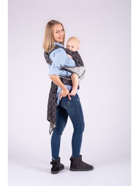 ISARA Quick Half Buckle – surišama ergonomiška nešioklė su sagtimi, patogi kasdienai