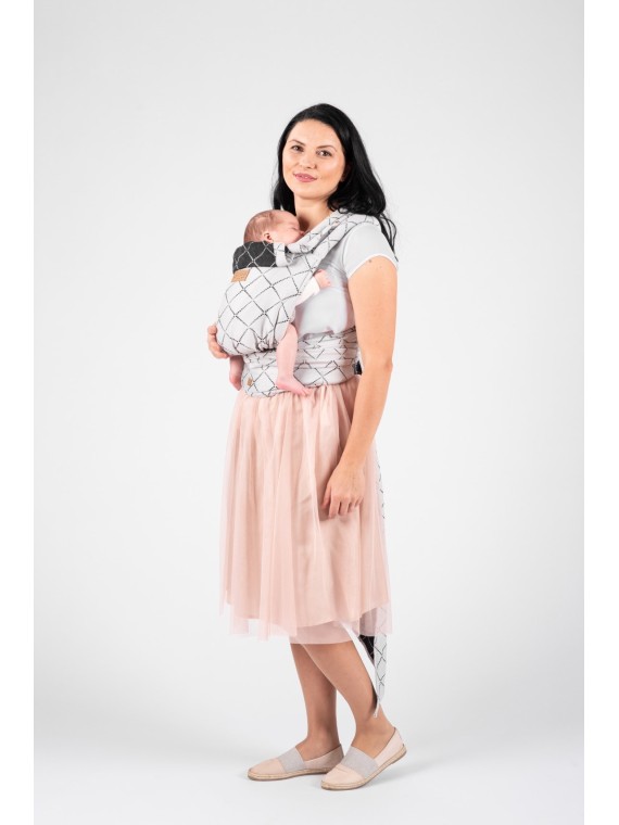 ISARA Quick Half Buckle – surišama ergonomiška nešioklė su sagtimi, patogi kasdienai