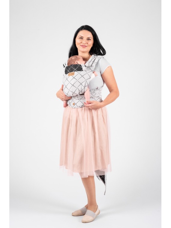 ISARA Quick Half Buckle – surišama ergonomiška nešioklė su sagtimi, patogi kasdienai