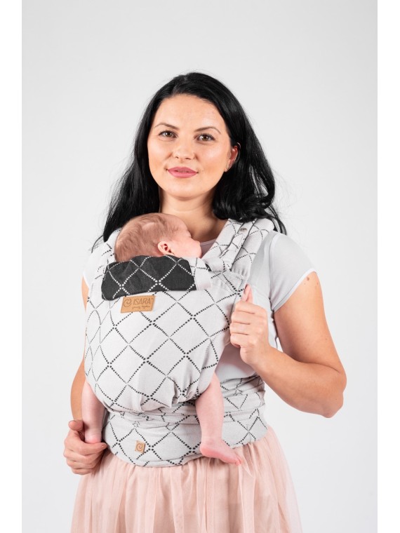 ISARA Quick Half Buckle – surišama ergonomiška nešioklė su sagtimi, patogi kasdienai
