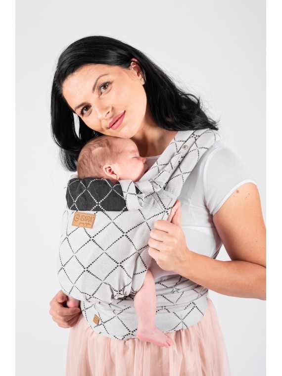 ISARA Quick Half Buckle – surišama ergonomiška nešioklė su sagtimi, patogi kasdienai