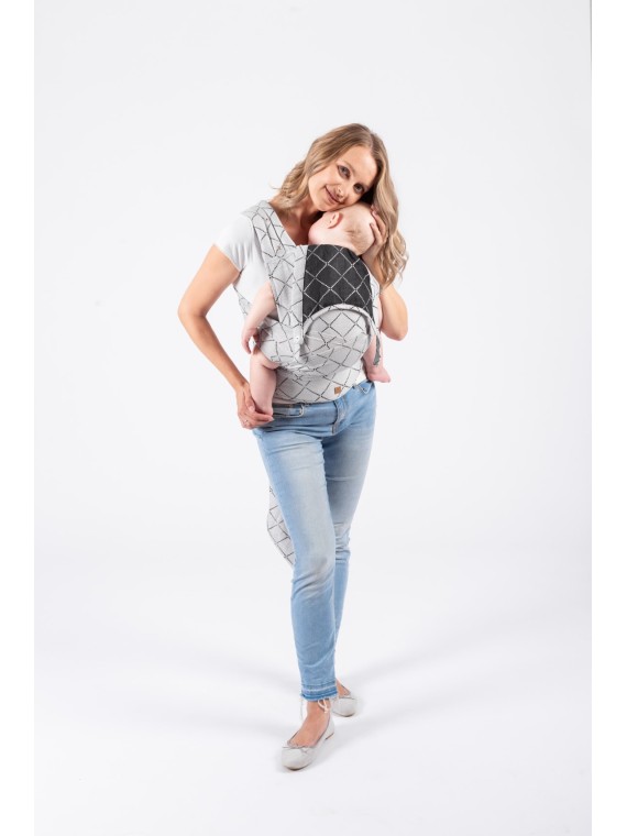 ISARA Quick Half Buckle – surišama ergonomiška nešioklė su sagtimi, patogi kasdienai