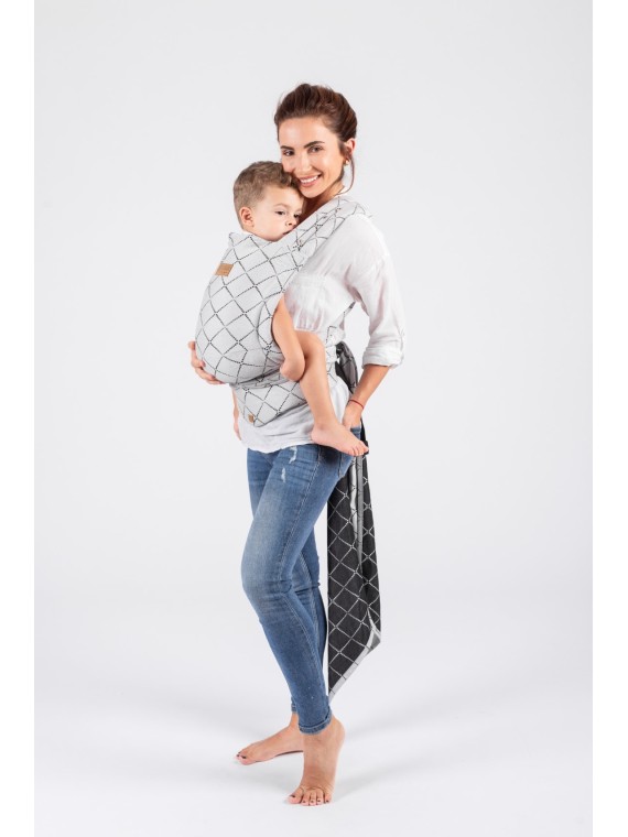 ISARA Quick Half Buckle – surišama ergonomiška nešioklė su sagtimi, patogi kasdienai