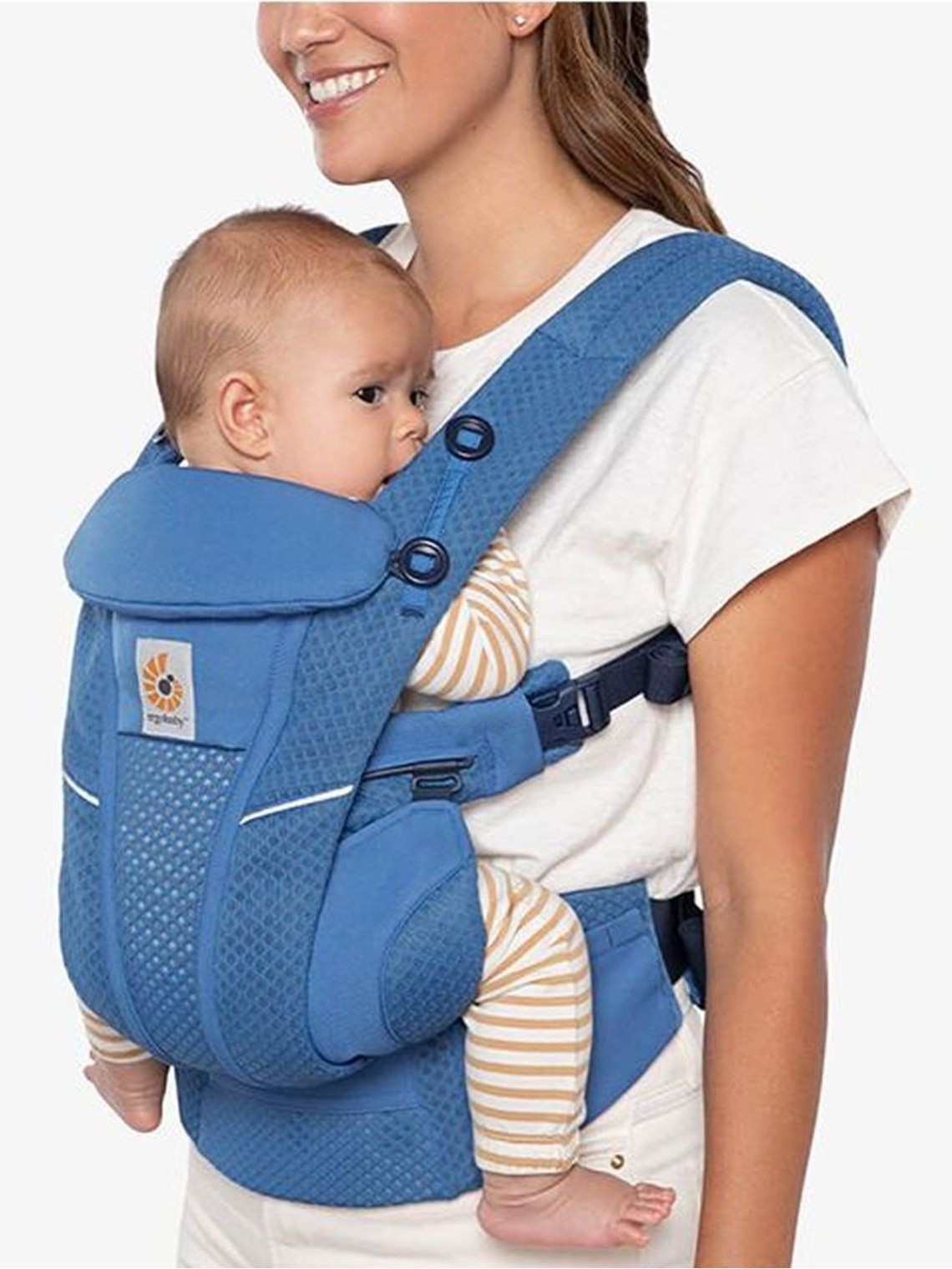 Ergobaby Omni Breeze nešioklė – kvėpuojantis komfortas nuo gimimo Ergobaby Omni Breeze nešioklė – kvėpuojantis komfortas nuo gimimo